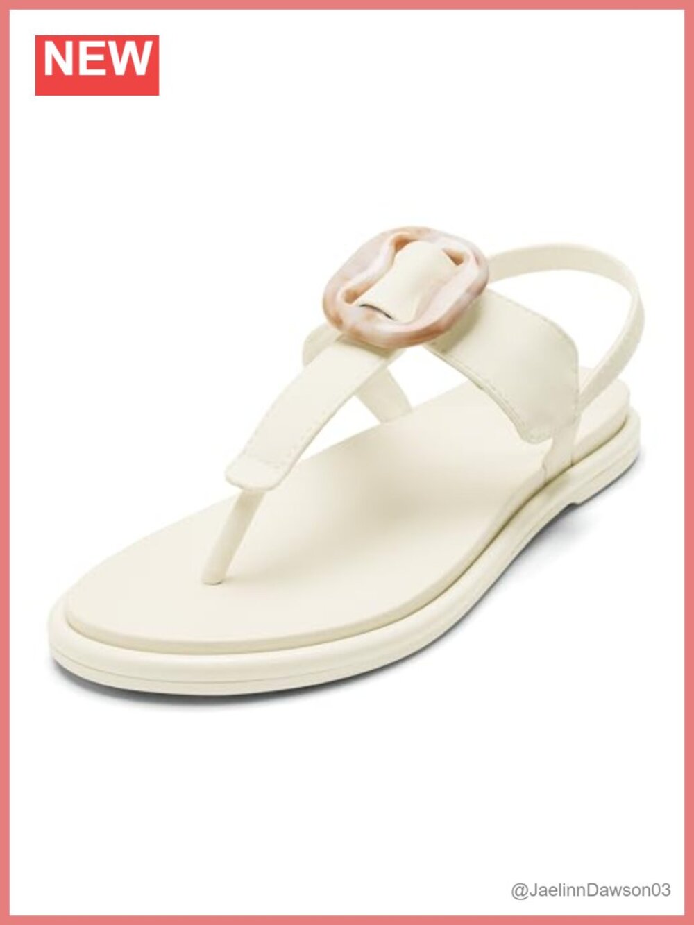 Women's Strappy T-Bar Sandals Water-Friendly with Arch Support
